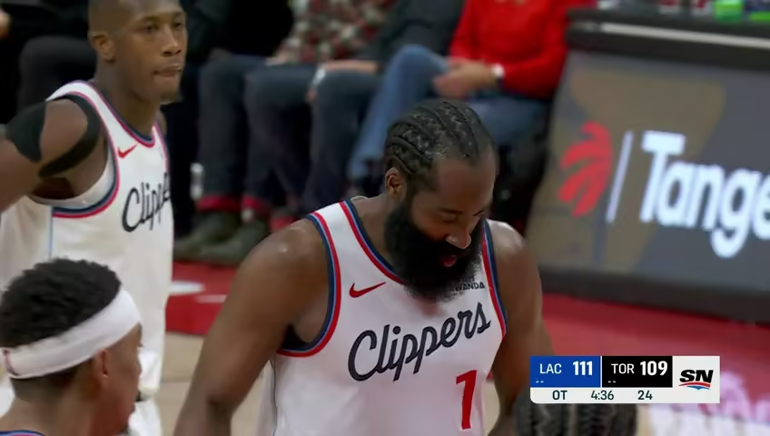 开云官网-速效救心丸请备好！哈登变身指挥官，快船加时险胜猛龙